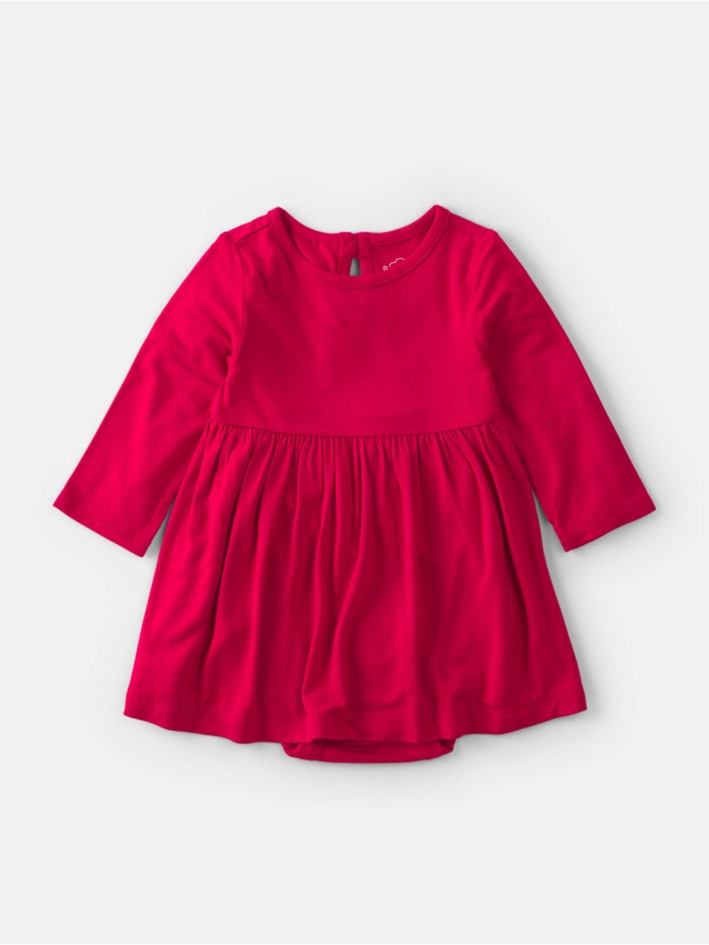 Baby Girl PurelySoft™ Long-Sleeve
Bodysuit Dress - Red